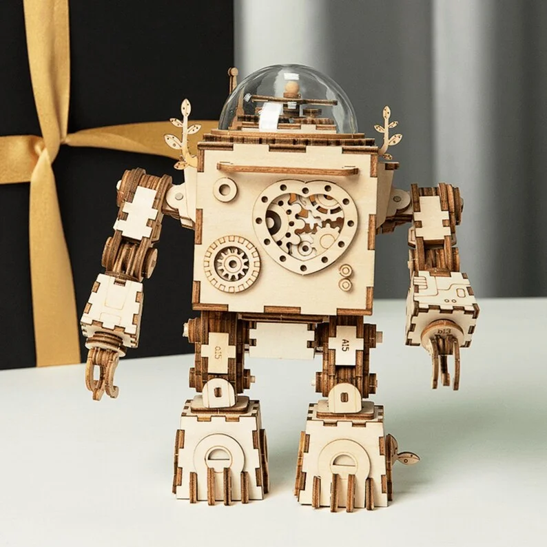 Puzzle 3D robot musical